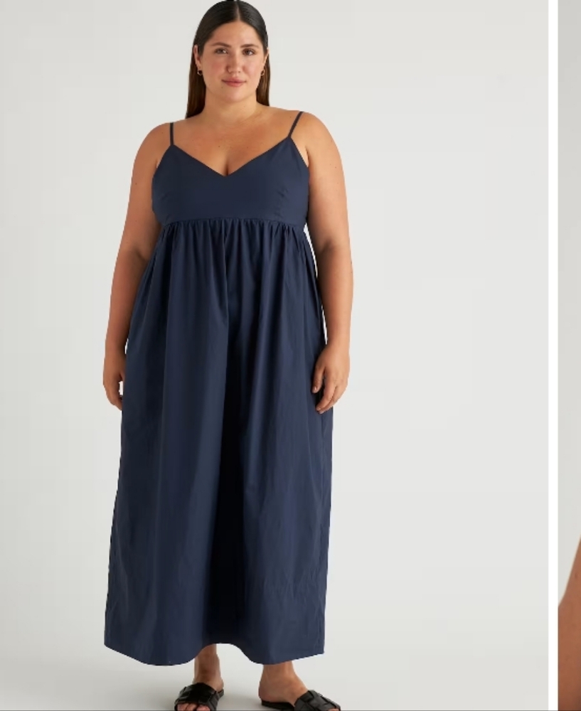 NWT QUINCE organic cotton sleeveless maxi dress
